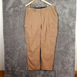 Duluth Trading Co  Fire Hose Brown  Cargo Pants Relaxed Fit Gorepcore Mens 32